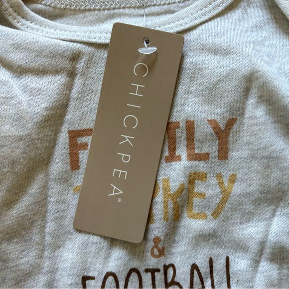 Chickpea 3 Pack Baby Football & Holiday Bodysuits Size 6-9 Months New With Tags - Picture 6 of 10